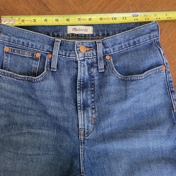 Madewell Blue High Rise Tailored Jeans. Size 27 - Picture 3 of 15